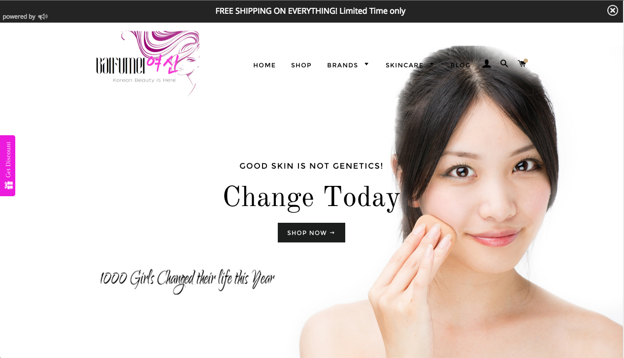 Baifumei 여신 is now Open - Korean Skincare is Here!