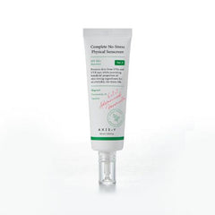 [AXIS-Y] Complete No-Stress Physical Sunscreen V.3 50ml – Mugwort SPF50+ PA++++ Soothing Sun Cream, Non-Greasy, Sensitive Skin Safe